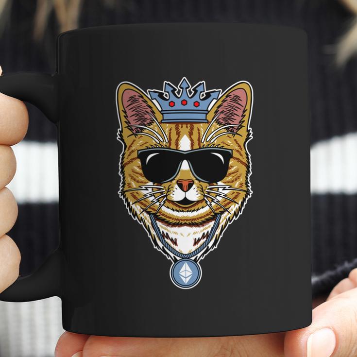 Hodl Ethereum Eth Cat King Crypto Currency Moon Coffee Mug