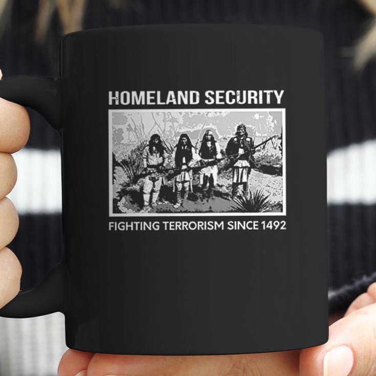 Homeland Security Fighting Terrorism Since 1942 Indian Guys Coffee Mug