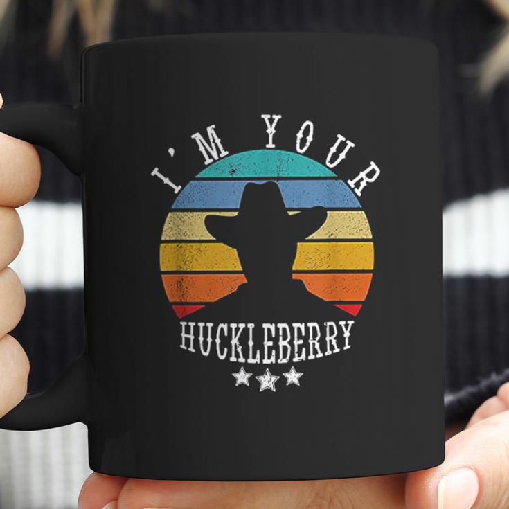 Im Your Huckleberry Vintage Cowboy Funny Western Quote Gift Coffee Mug