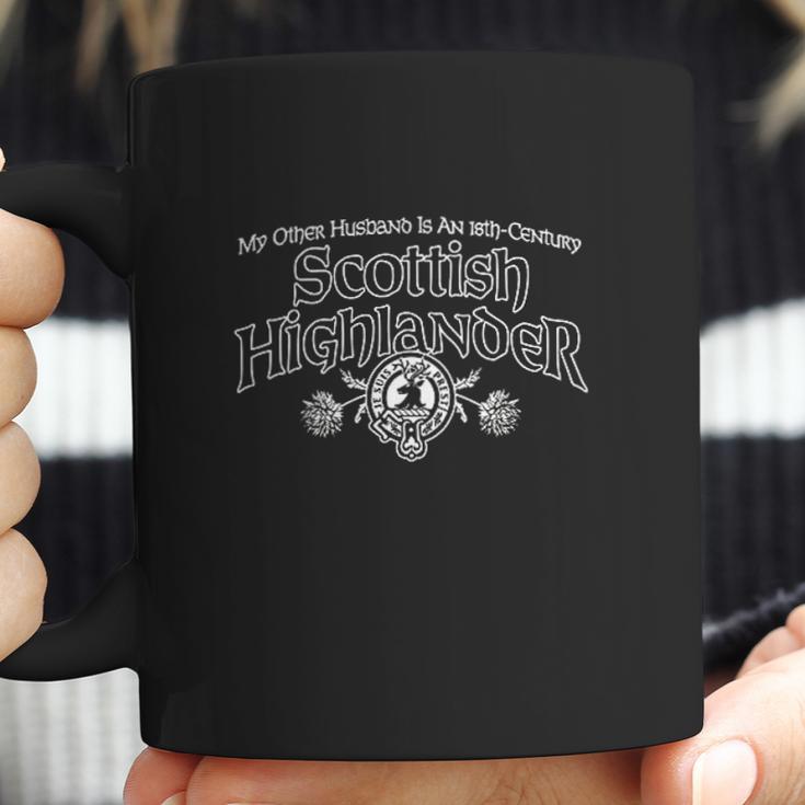 My Other Husband Is A Scottish Highlander Thistle Missy Coffee Mug