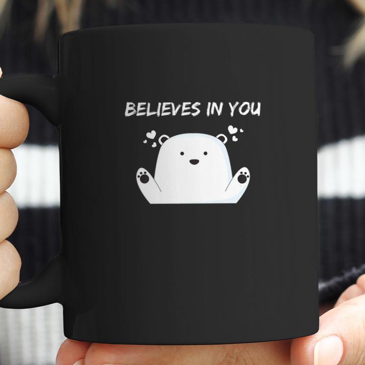 Ice Bear Believes In You Polar Bear Coffee Mug