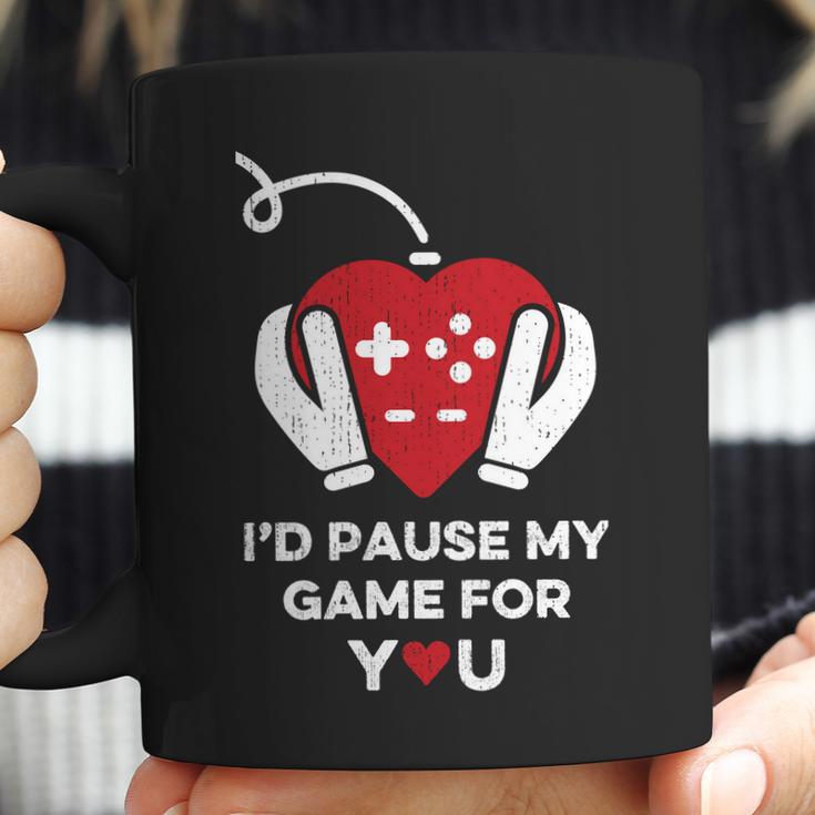 Id Pause My Game For You Valentines Day Controller Coffee Mug