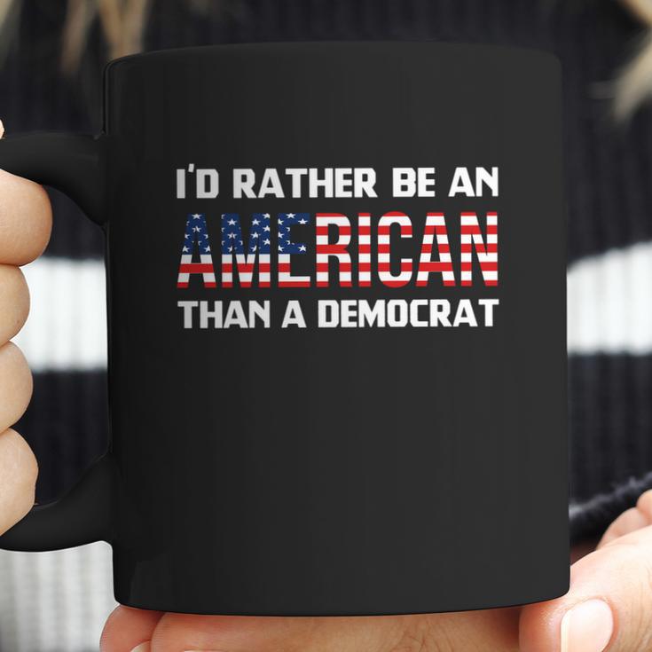 Id Rather Be An American Than A Democrat Fuck Biden Shirt Coffee Mug