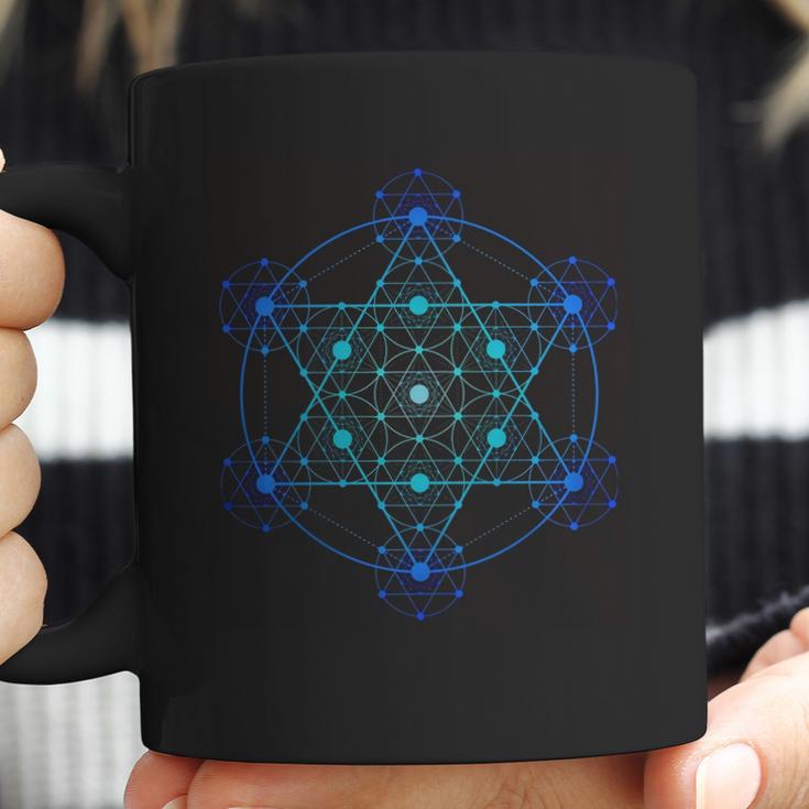 Intricate Detailed Metatrons Cube Sacred Geometry Coffee Mug