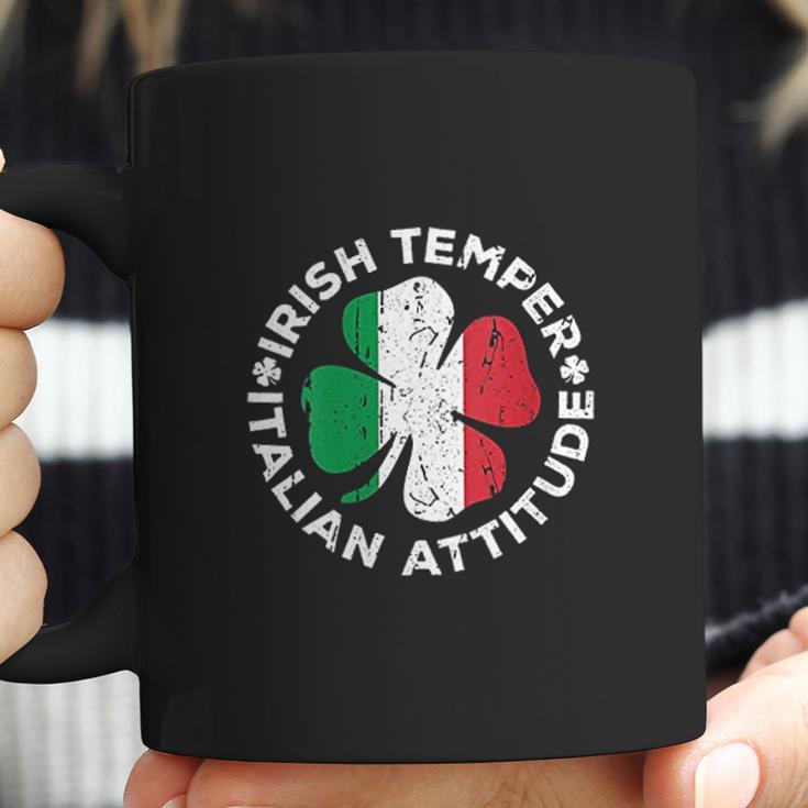 Irish Temper Italian Attitude St Patricks Day Gift Coffee Mug