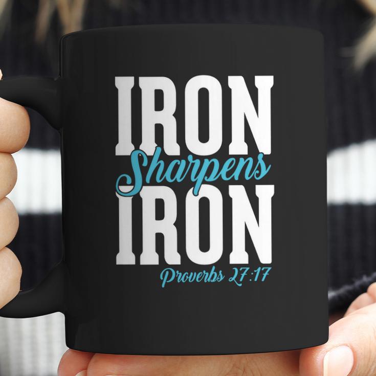 Iron Sharpens Iron Proveb Coffee Mug