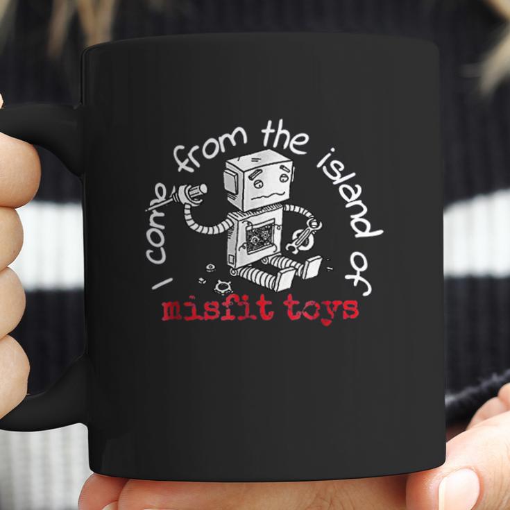 I Come From The Island Of Misfit Toys Robot Christmas Coffee Mug