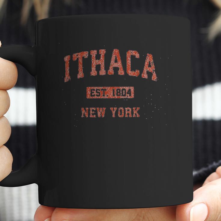 Ithaca New York Ny Vintage Athletic Sports Coffee Mug