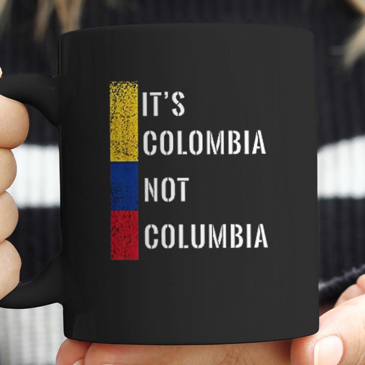 Its Colombia Not Columbia Cute Colombian Coffee Mug