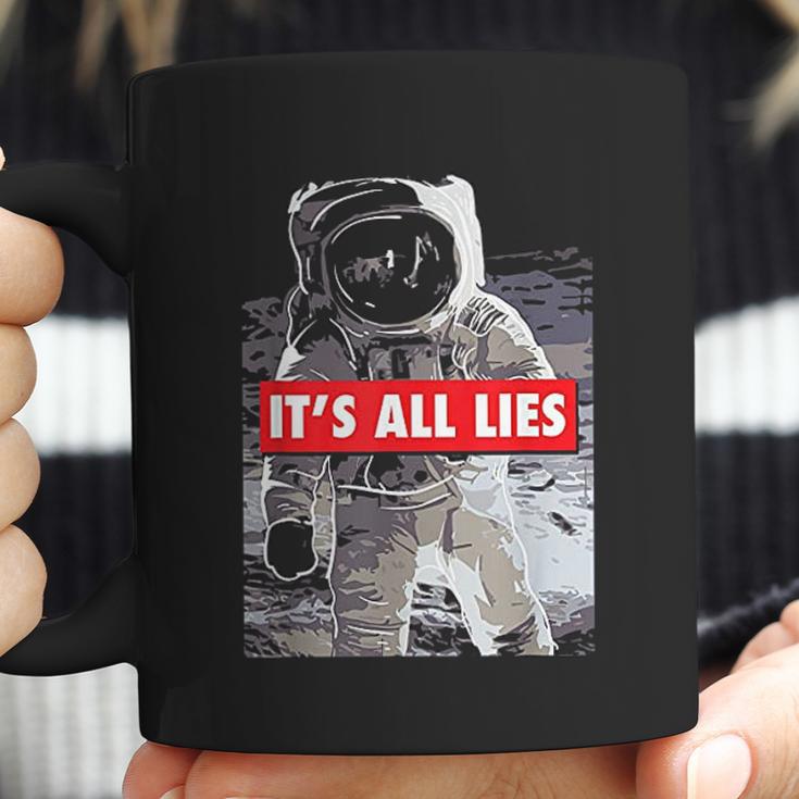 Its All Lies Fake Moon Coffee Mug