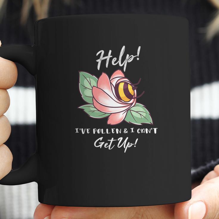 Ive Pollen And I Cant Get Up Bumble Bee Pun Funny Coffee Mug