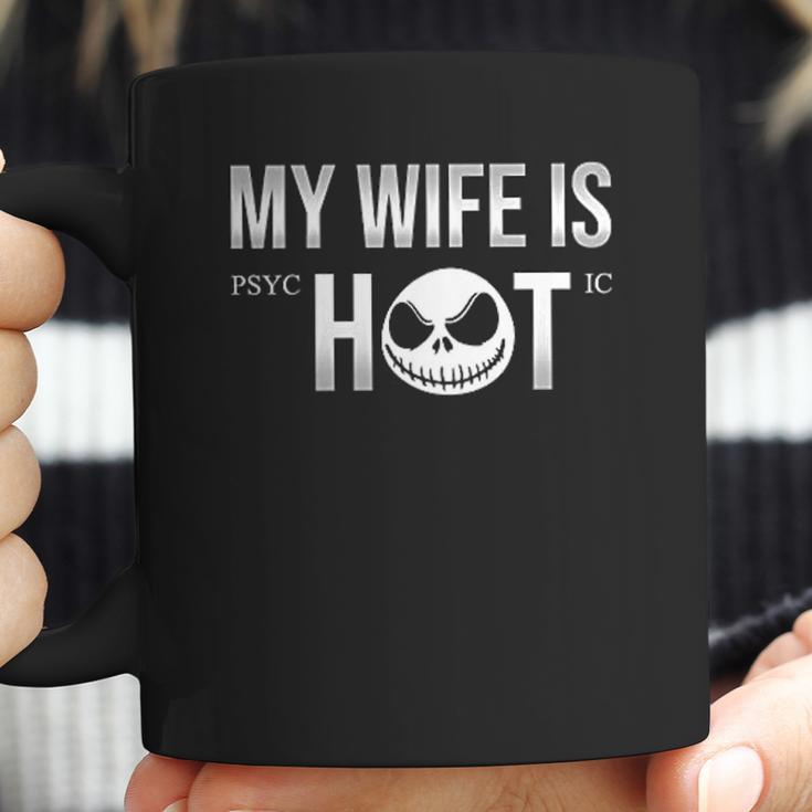 Jack Skellington My Wife Is Hot Funny Vintage Trending Awesome Gift Coffee Mug