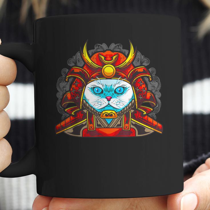 Japanese Persian Samurai Cat I Yoroi For Cat Lovers Cat Mom Coffee Mug