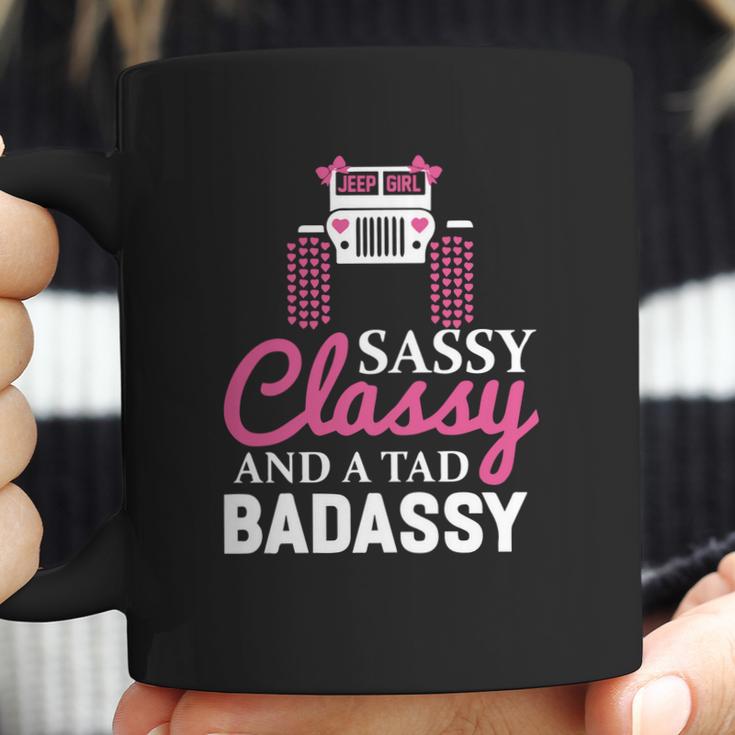 Jeep Sassy Classy And A Tad Badassy Coffee Mug