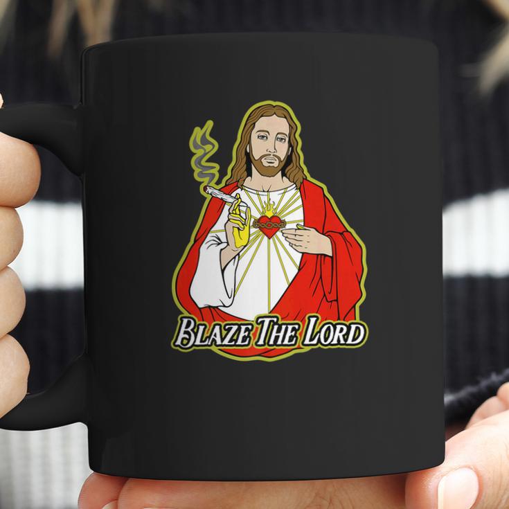 Jesus Blaze The Lord Marijuana Coffee Mug