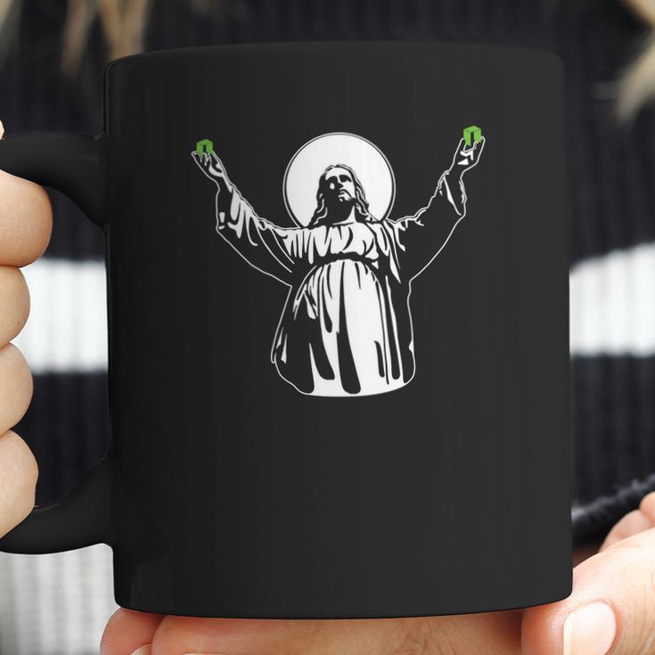 Jesus Neo Cryptocurrency Hodl Digital Blockchain Btc Coffee Mug