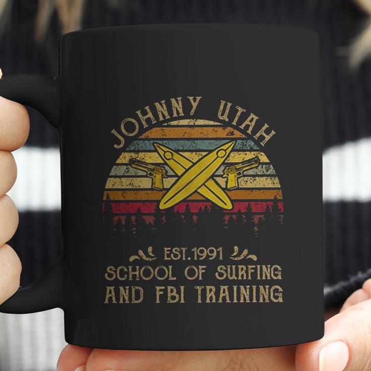 Johnny Utah Est 1991 School Of Surfing And Fbi Training Vintage Movie Coffee Mug