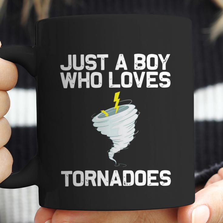 Just A Boy Who Loves Tornadoes Tornado Meteorologist Coffee Mug