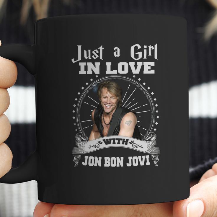 Just A Girl In Love With Jon Bon Jovi Coffee Mug