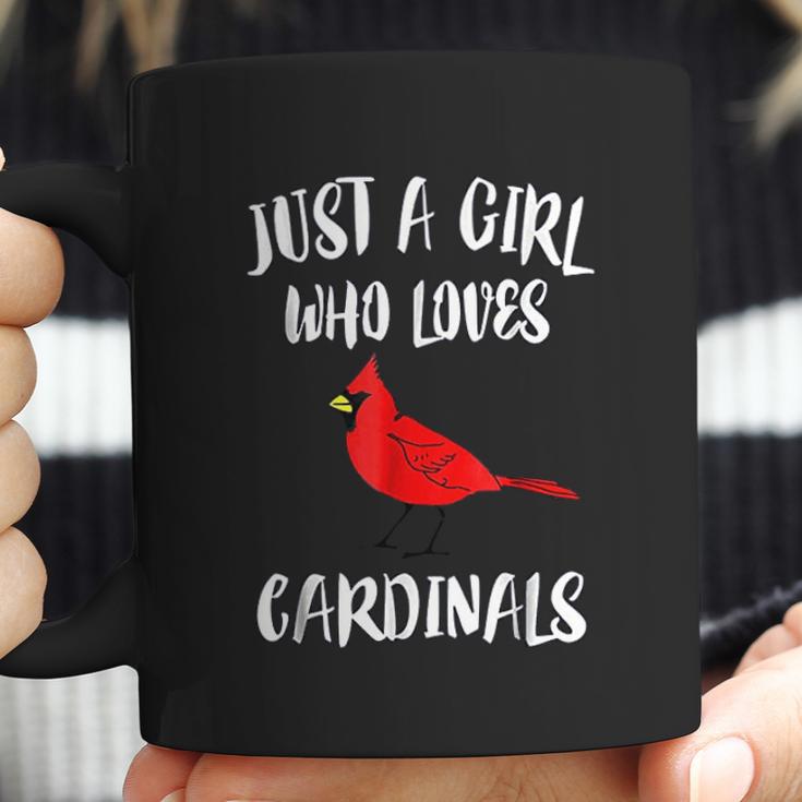 Just A Girl Who Loves Cardinals Bird Birding Gift Coffee Mug