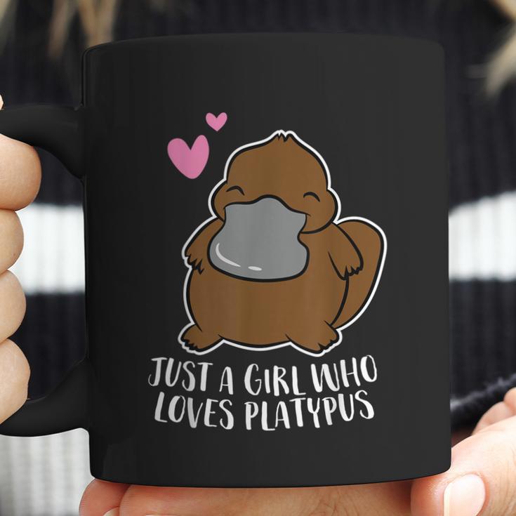 Just A Girl Who Loves Platypus Cute Platypus Girl Graphic Design Printed Casual Daily Basic Coffee Mug