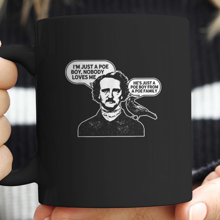 Im Just A Poe Boy Edgar Allan Poe Raven Coffee Mug