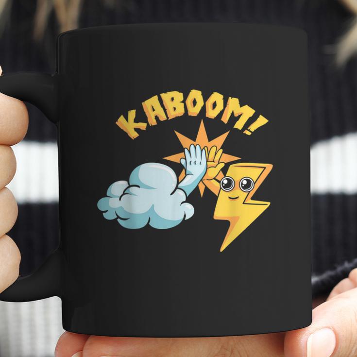 Kaboom Cloud Lightning Electrical Storm Thunder Bolt Humor Graphic Design Printed Casual Daily Basic Coffee Mug