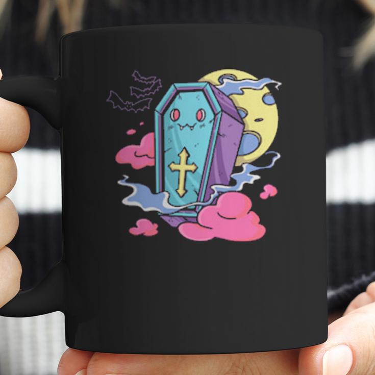 Kawaii Pastel Goth Creepy Cute Aesthetic Coffin Halloween Men Women T-Shirt Graphic Print Casual Unisex Tee Coffee Mug