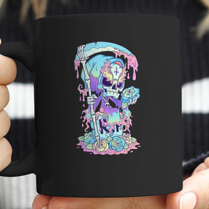 Kawaii Pastel Goth Cute And Creepy Death Grim Reaper Coffee Mug