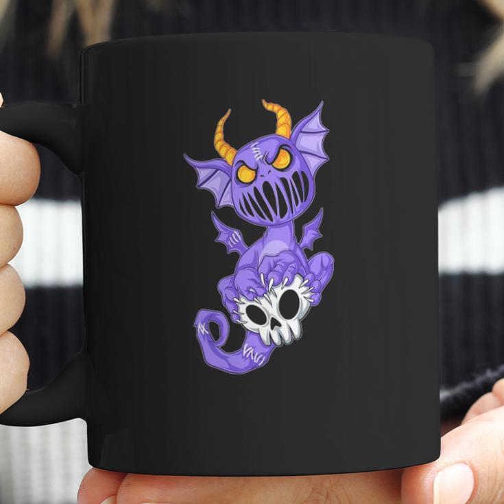 Kawaii Pastel Goth Cute Creepy Demon Dragon & Skull Coffee Mug