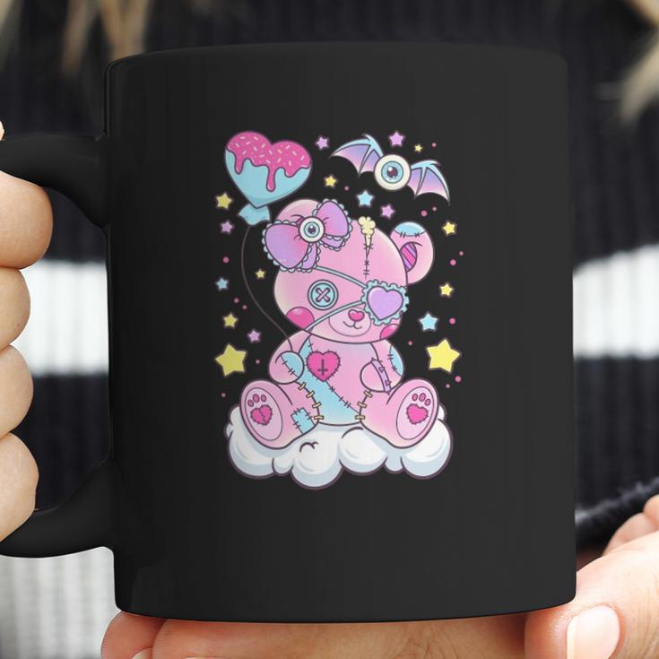 Kawaii Pastel Goth Cute Creepy Teddy Bear Coffee Mug