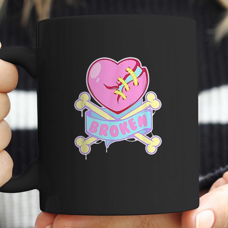 Kawaii Pastel Goth Emo Broken Heart Goth Aesthetic Aesthetic Gifts Coffee Mug