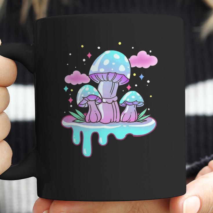 Kawaii Pastel Goth Mushrooms Coffee Mug