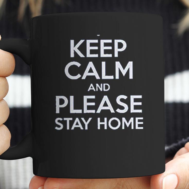 Keep Calm Stay Home Social Distancing Coffee Mug