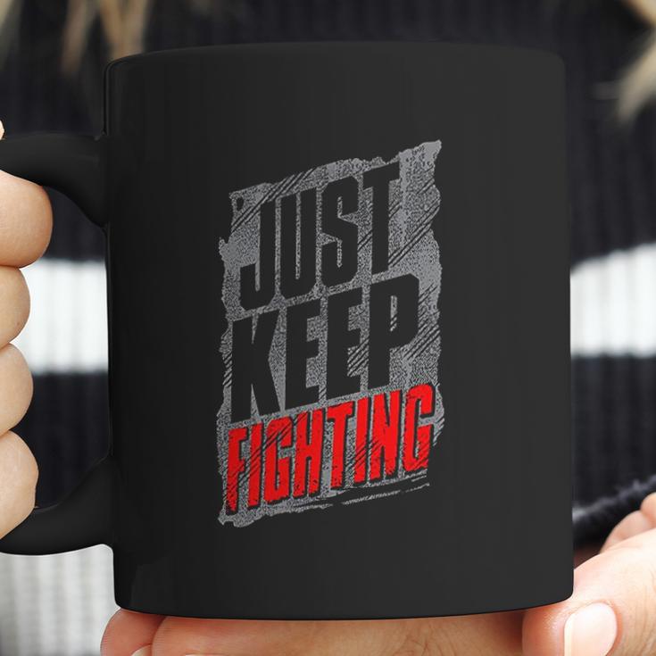 Kevin Owens Just Keep Fighting Authentic Coffee Mug