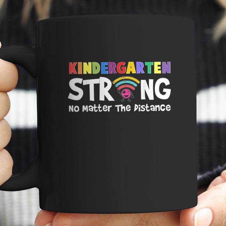 Kindergarten Strong No Matter The Distance Wifi School 2021 Coffee Mug