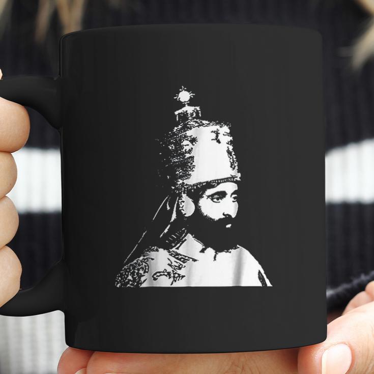 The King Stands Haile Selassie Crown Coffee Mug