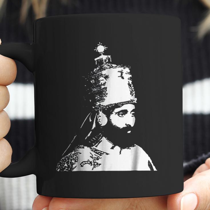 The King Stands Haile Selassie Crown Coffee Mug