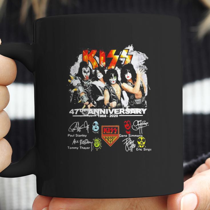 Kiss Band 47Th Anniversary Signatures Coffee Mug