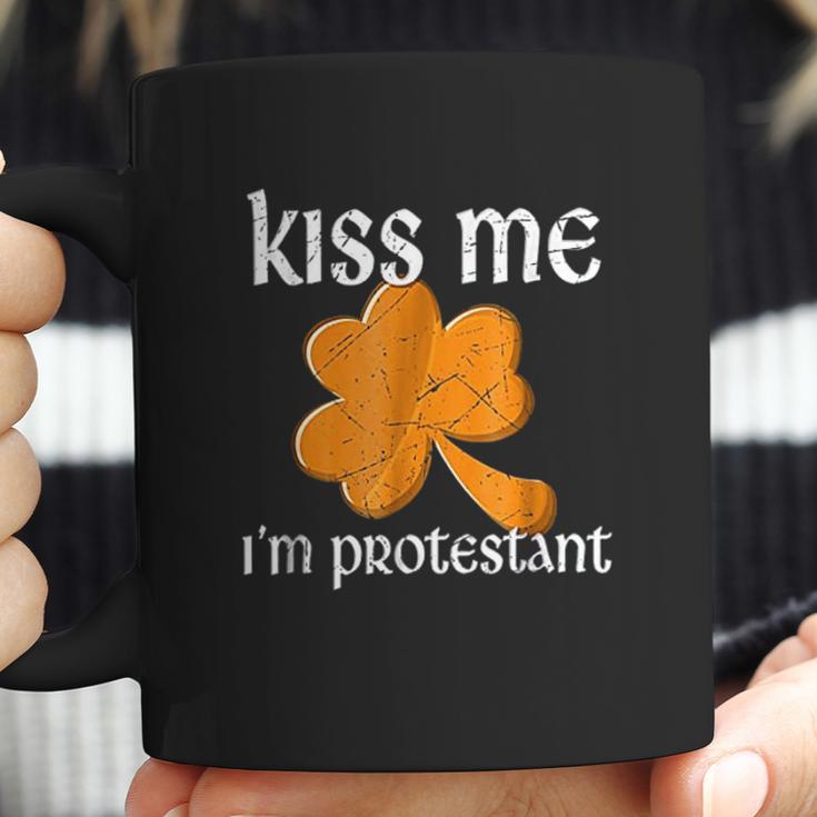 Kiss Me I Am Protestant St Patricks Day Coffee Mug