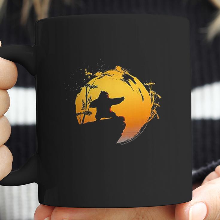 Kung Fu Panda Po Tai Chi Sunset Silhouette Coffee Mug