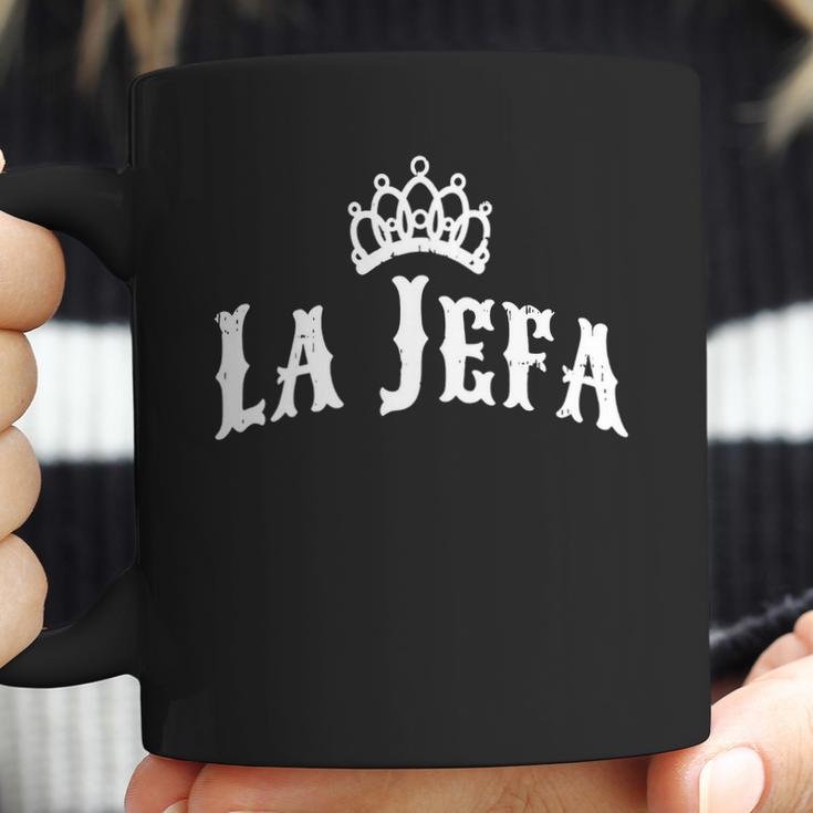 La Jefa The Boss Woman Spanish T-Shirt Coffee Mug