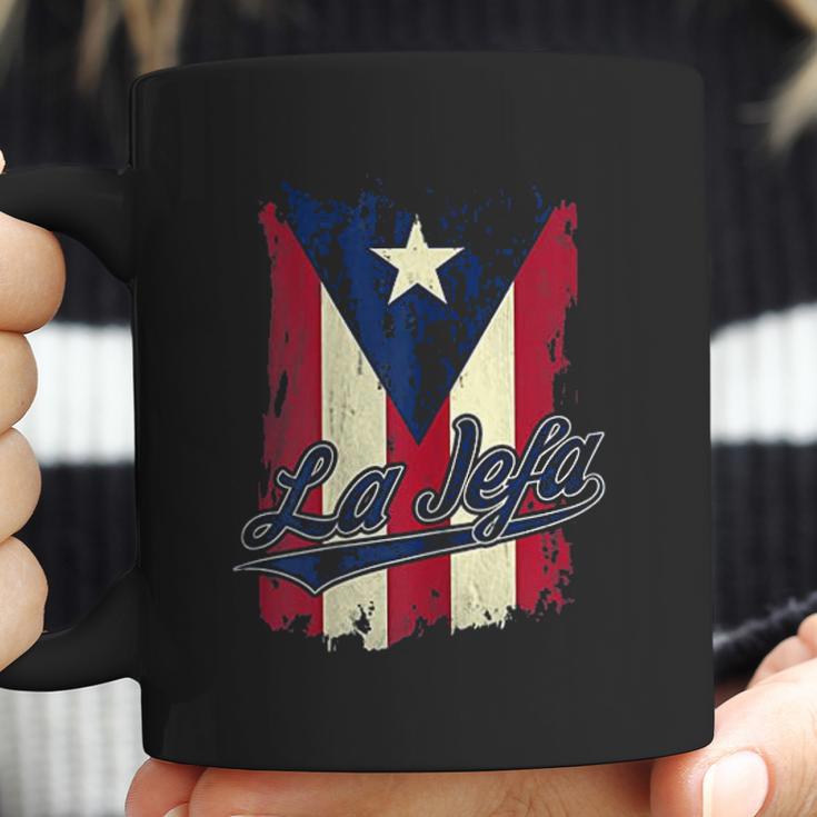 La Jefa Puerto Rico Flag For Puerto Rican Women Camisa Coffee Mug