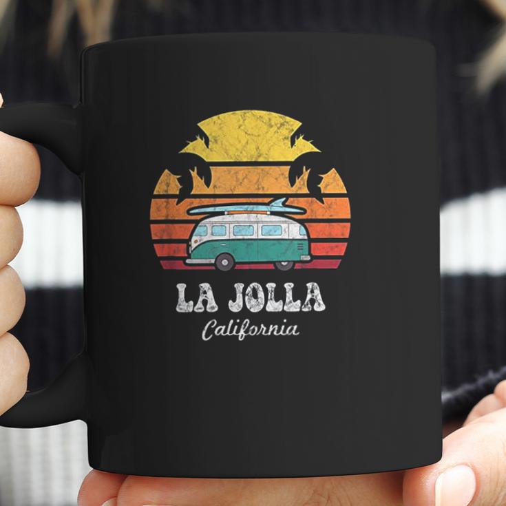 La Jolla Souvenir Retro California Men Women Coffee Mug