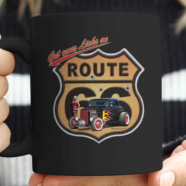 Larry Grossman Licks On Route 66 Coffee Mug