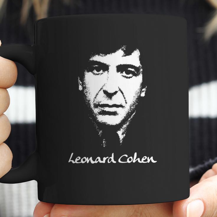 Leonard Cohen Tshirt Coffee Mug