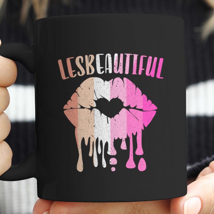 Lesbeatiful Lesbian Lgbtq Member Sexual Diversity Pride Cute Gift Graphic Design Printed Casual Daily Basic Coffee Mug