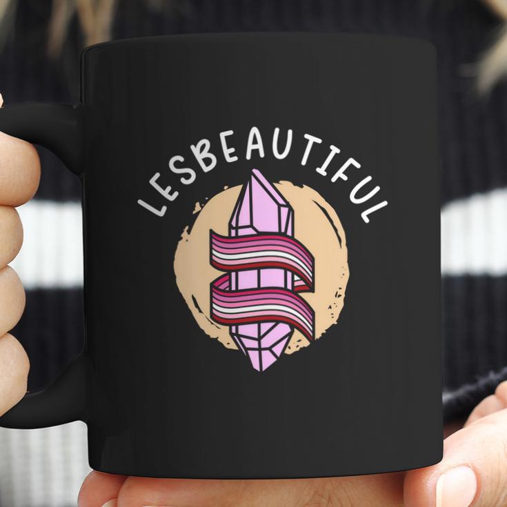 Lesbeatiful Lesbian Lgbtq Member Sexual Diversity Pride Gift Graphic Design Printed Casual Daily Basic Coffee Mug