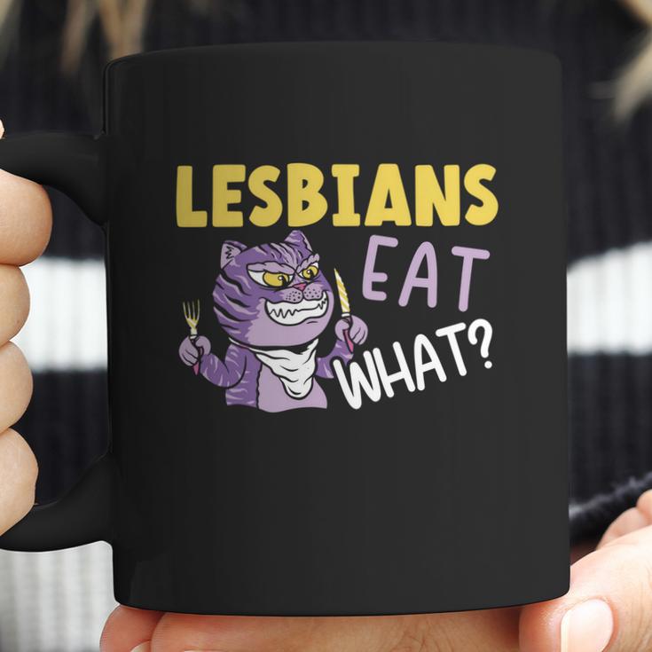 Lesbians Eat What Lgbtq Member Sexual Diversity Pride Parade Gift Graphic Design Printed Casual Daily Basic Coffee Mug