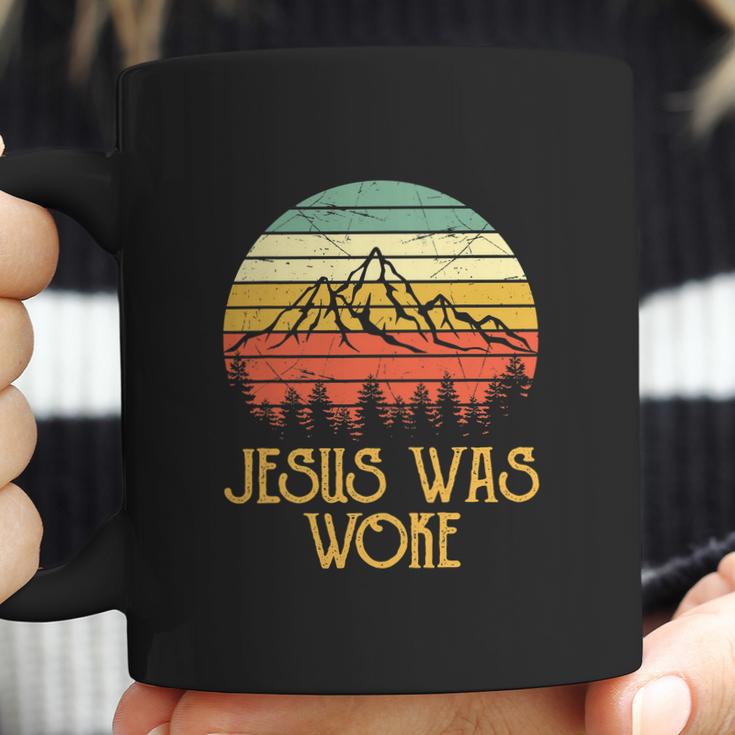 Liberal Democrat Jesus Was Woke Christian Coffee Mug